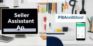 Digital tools for sellers in a modern workspace.