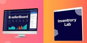 Comparison of SellerBoard and Inventory Lab software interfaces.