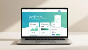 laptop screen showing tactical arbitrage