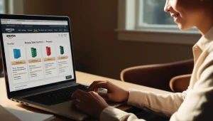 someone on laptop updating variations using the variation wizard