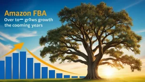 A tree growing, representing the growth of amazon fba