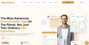 screenshot of FBAmultitool home page