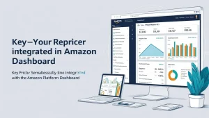 repricer showing it can integrate into Amazon