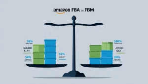 set of scales with fba on one side and fbm on other side