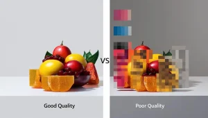 image of good quality vs poor quality
