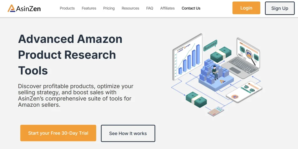 selleramp alternative. asinzen screenshot
