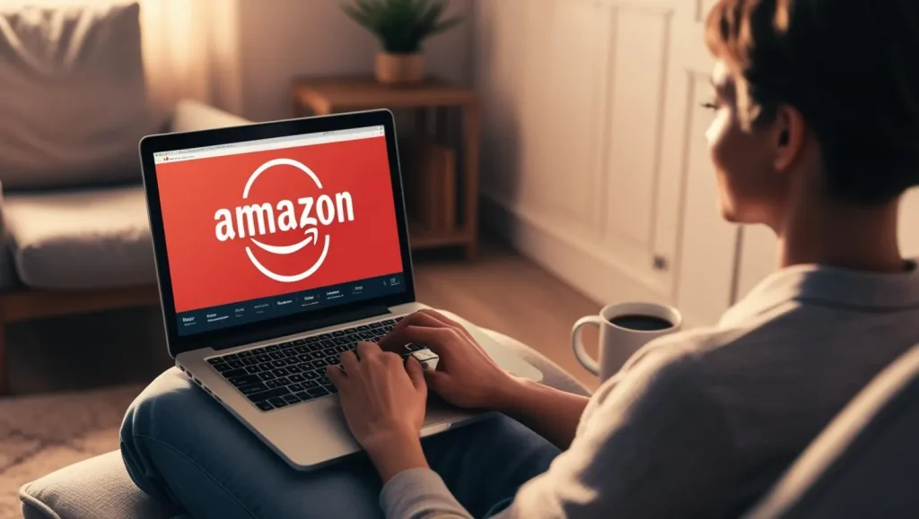 person not using an amazon fba coach instead they are learning for free on there laptop