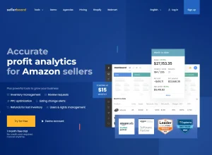 list of amazon softwares sellerboard screenshot