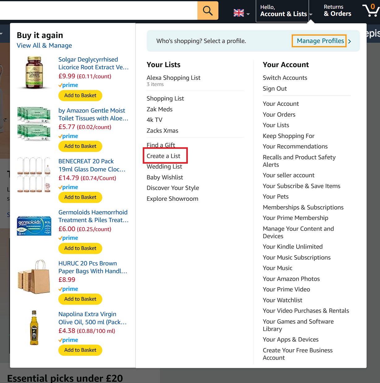 How To Make an Amazon Wish List in 2025 - FBAmultitool